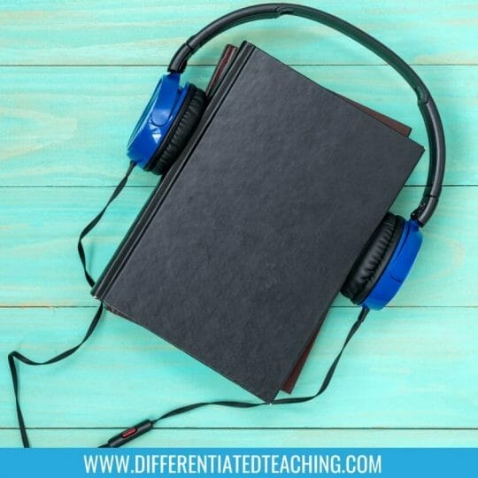 audiobooks differentiate your novel unit