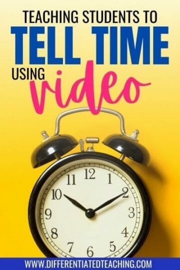 teaching about time with video
