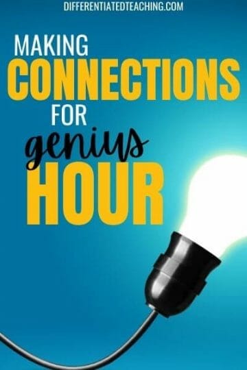 Making connections with experts during genius hour