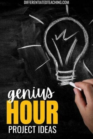 Genius hour project ideas

