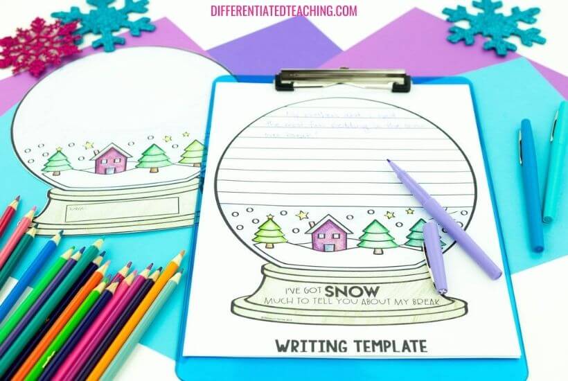 winter break writing