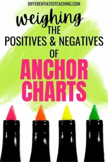 My anchor chart holder - Tales from a Very Busy Teacher