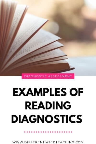 examples of reading diagnostic assessments