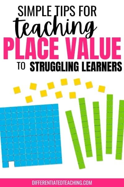 Teaching Place Value - Differentiated Teaching