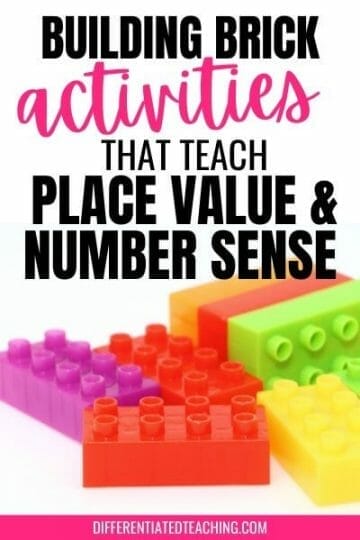 Using LEGO to teach Place Value