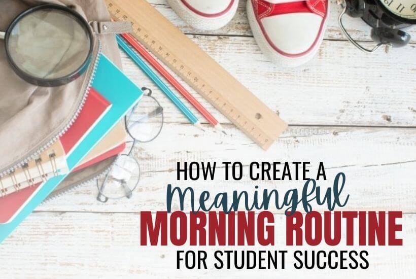 Create a Meaningful Morning Routine Daily Language Spiral Review