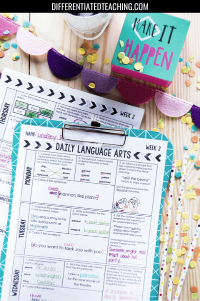 Language Spiral Review