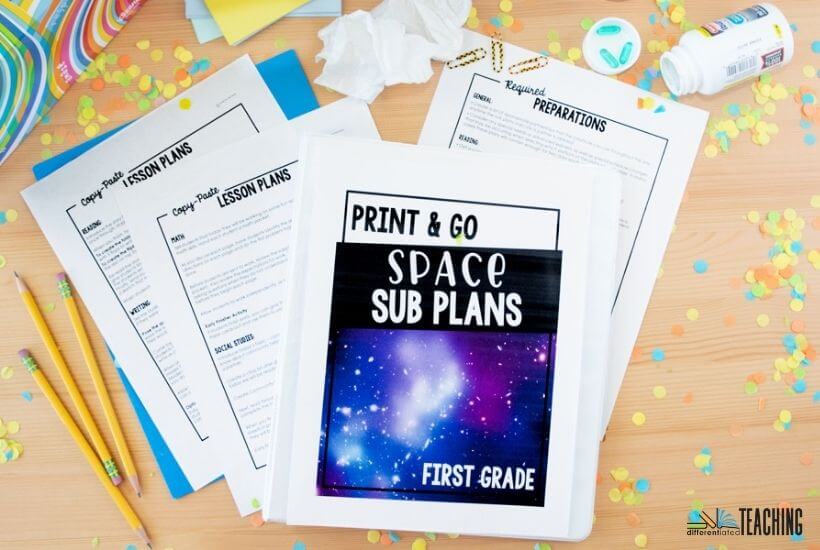 Engaging substitute plans for elementary students - emergency sub plans