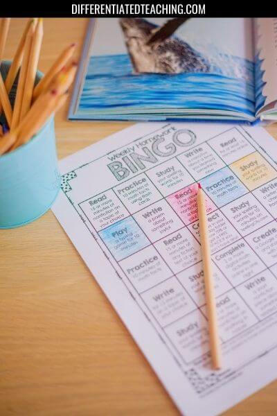 Why I stopped giving homework passes & my students loved it! 5 Differentiated Homework