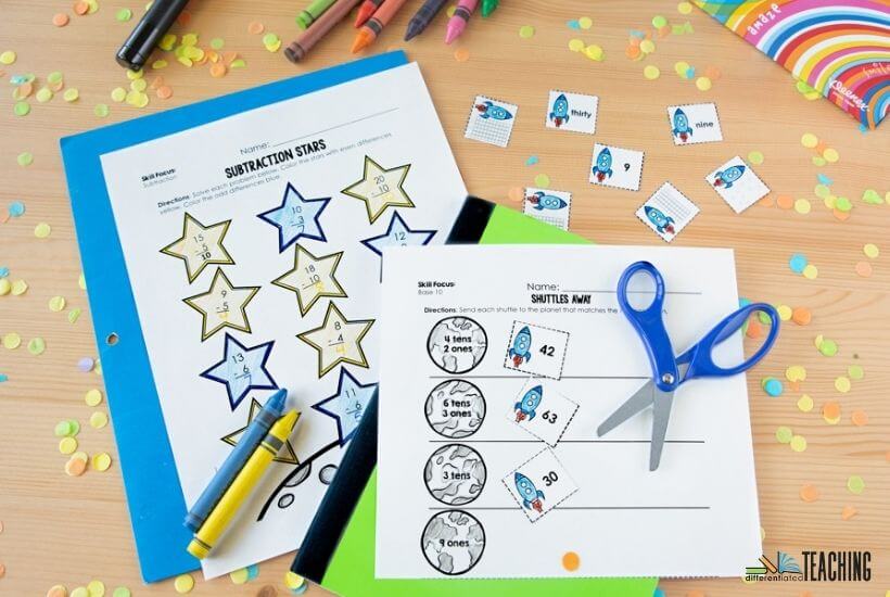 Math Activities emergency sub plans