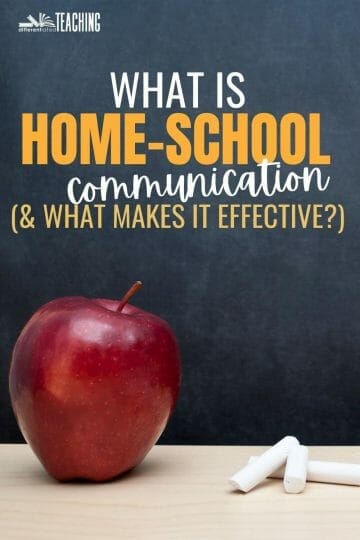  what is home-school communication
