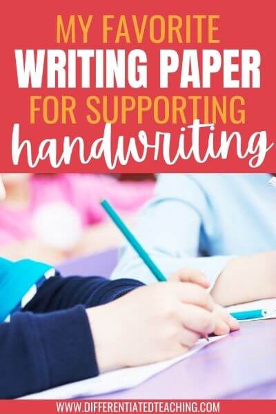 Best paper for poor handwriting
