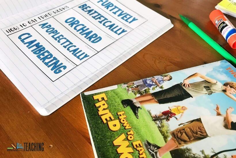 How to Eat Fried Worms Novel Study