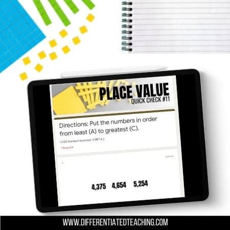 Place Value Intervention Lessons: Guided Practice to Mastery 6 Place Value Digital Assessment
