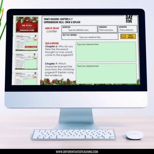 5 Things to Teach in Your The Best Christmas Pageant Ever Literature Unit 10 The Best Christmas Pageant Ever Study Guide