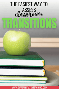 Assessing the efficiency of your classroom transitions