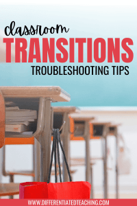 Classroom Transition Troubleshooting