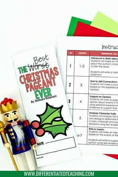 5 Things to Teach in Your The Best Christmas Pageant Ever Literature Unit 6 The Best Christmas Pageant Ever