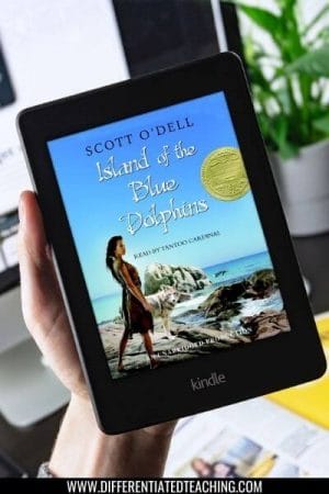 Island of the Blue Dolphins Novel on E-Reader