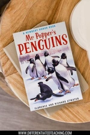 Mr. Popper's Penguins on table