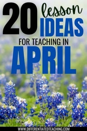 April Teaching Ideas