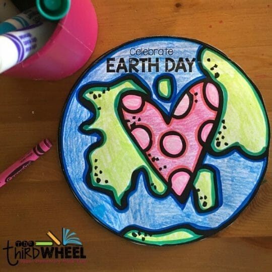 Earth Day Writing Craft for April Bulletin Boards - Cover
