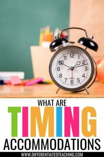 The Ultimate List of Math Accommodations for Struggling Learners 4 Timing Accommodations math accommodations