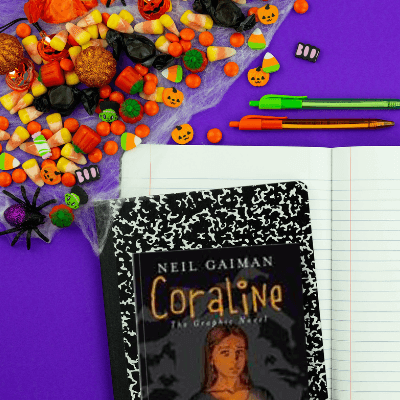 Coraline by Neil Gaiman - Halloween Books for Kids