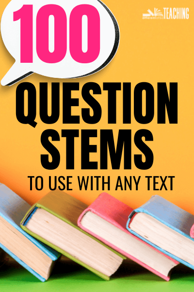 Reading Comprehension Question Stems