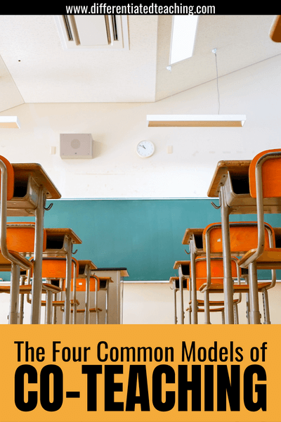 The Four Models of Co teaching co-teaching