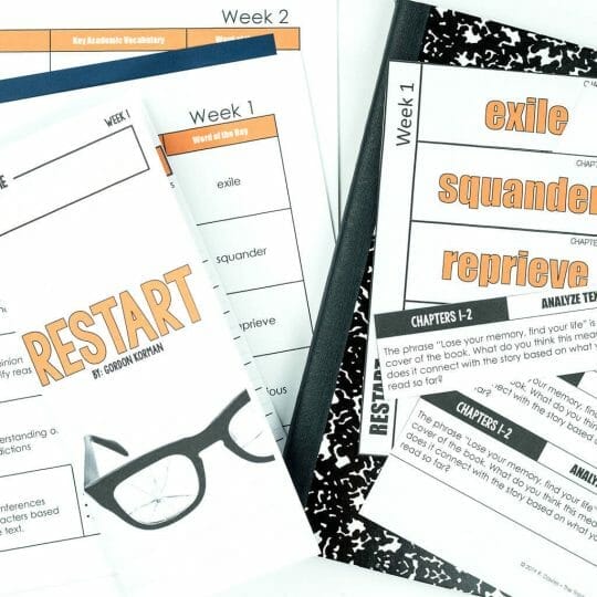 A 7th Grade Reading List for Teachers & Homeschoolers 9 Restart - 7th grade book by Gordon Korman