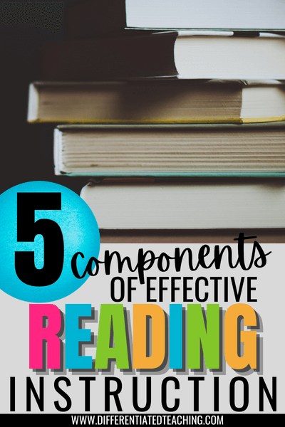 5 Components of Effective Reading Instruction