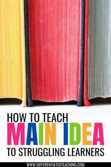 Main Idea and Supporting Details 1 teach main idea