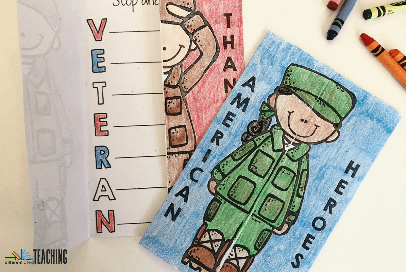 Veterans Day Writing Activity - November Teaching Ideas