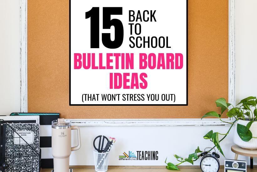 back to school bulletin board ideas