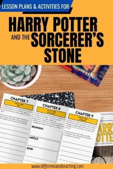 Harry Potter And The Sorcerers Stone Novel Study: Lesson Plans, Resources,