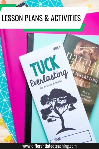 tuck everlasting lesson ideas and resources