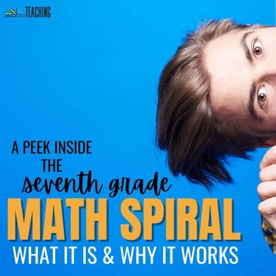 A peek inside the 7th Grade Math Spiral Review