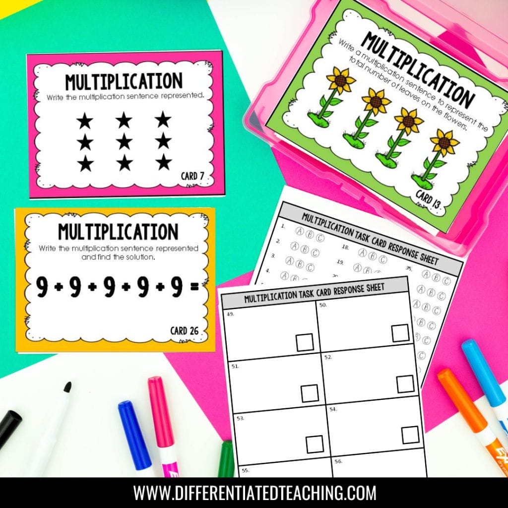 Addition Task Cards 1 teaching