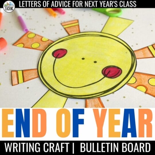 Advice to Help You Shine – An End of Year Writing Craftivity