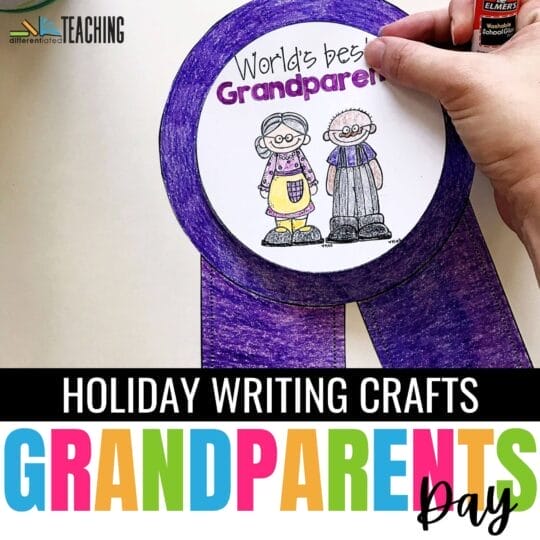 World’s Best Grandparents- A Grandparents Day Writing Craft