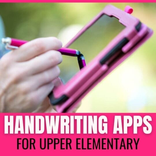Cheap & Easy-to-Use Handwriting Apps for Upper Elementary