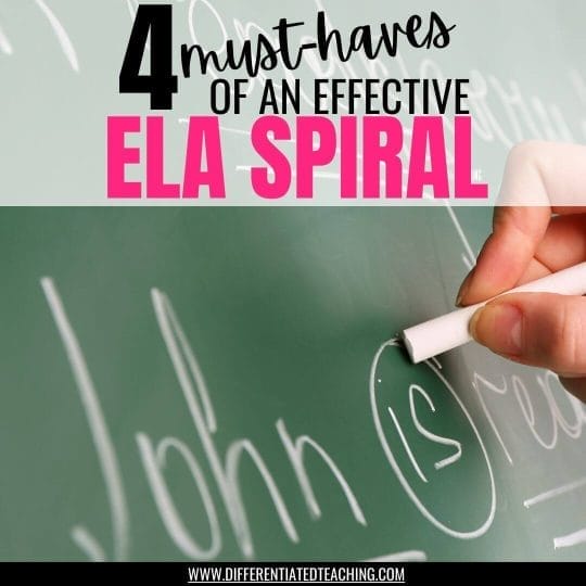4 Key Components of an Effective ELA Spiral Review: Boosting Language Skills for Success