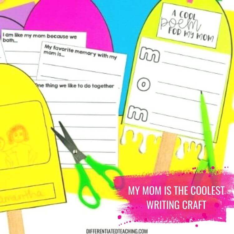 My Mom is the Coolest – A Mother’s Day Writing Activity