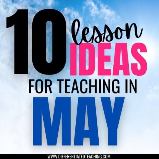 May lesson plan ideas