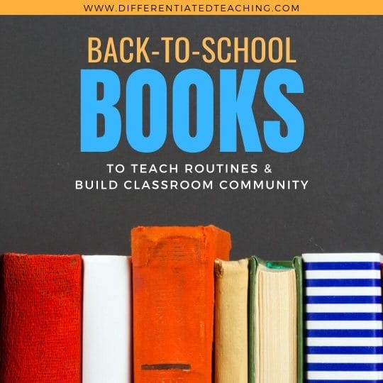 Classroom Community Books: My 26 Favorites for Back to School