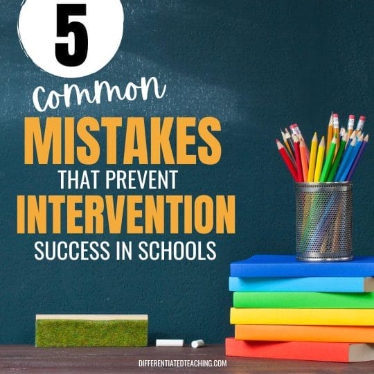 common intervention mistakes