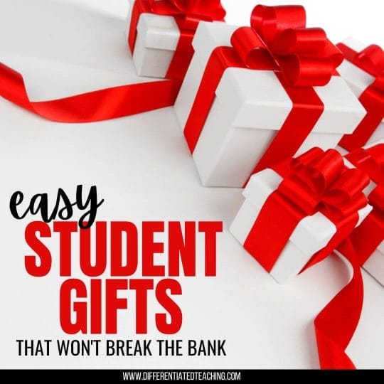easy gift ideas for students from teacher