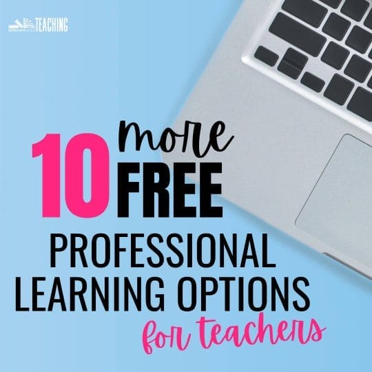 free professional development for teachers