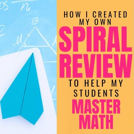 How to Use a Math Spiral Review to Increase Achievement